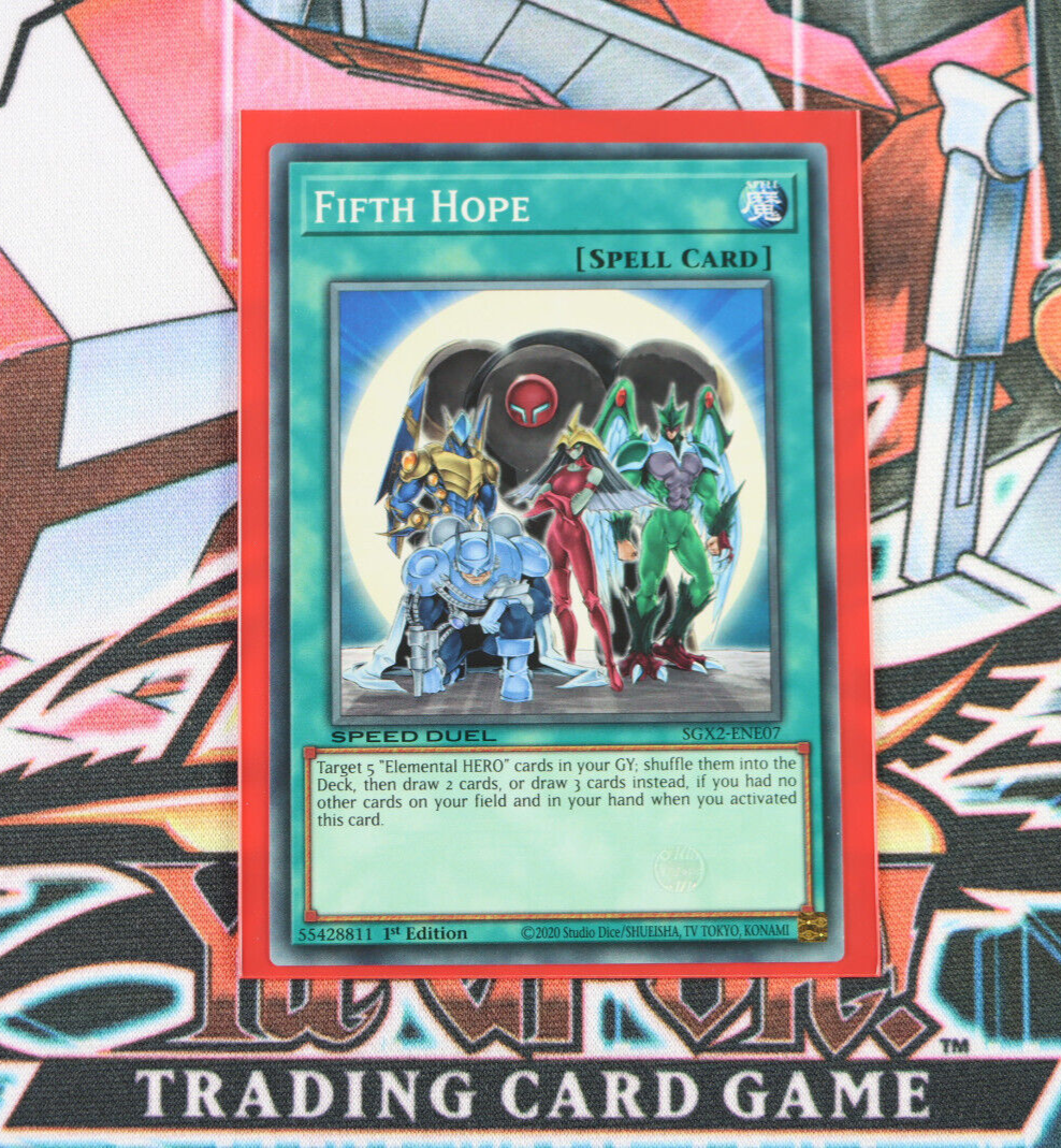 fifth hope yugioh card Amazon.com: Yu-Gi-Oh! Fifth Hope - SGX2-ENE07 - Common