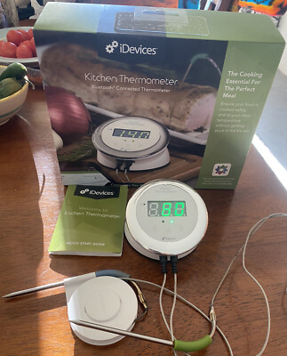 iDevices Kitchen Thermometer Bluetooth Connected -New
