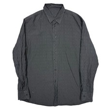 Vtg Versace Jeans Dress Shirt Large