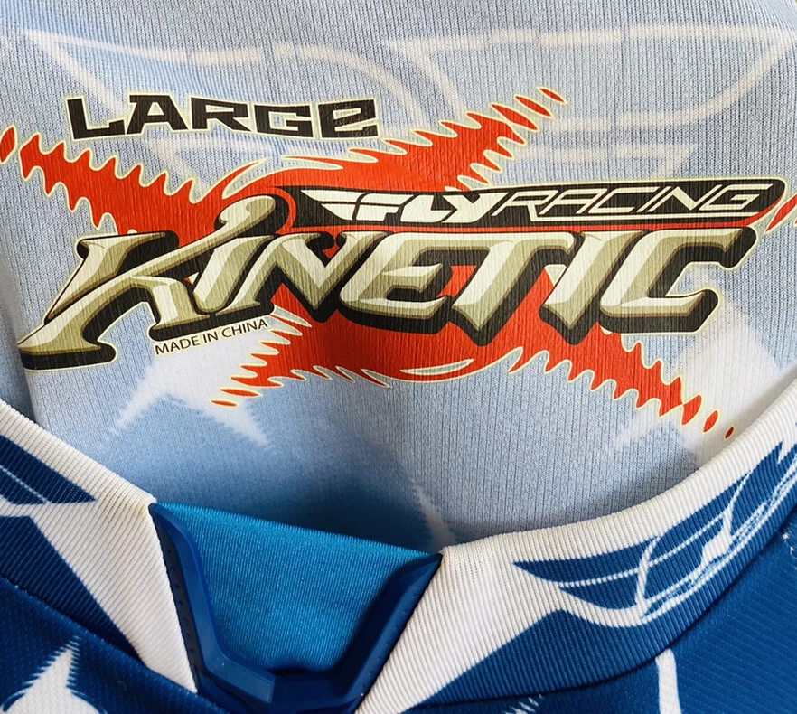 Fly Racing Kinetic Bell Motocross Jersey Signed Large - Image 3 of 4