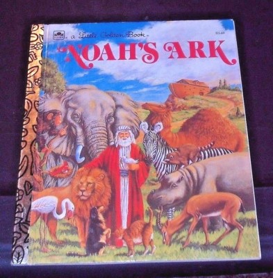 a Little Golden Book NOAH'S ARK retold by Pamela Broughton 1992 edition hardcove