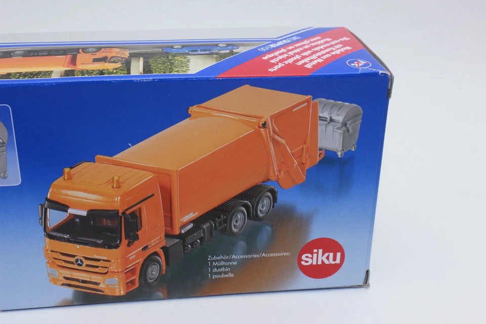 Siku 2938 Garbage Truck 1:50 Green New in Original Packaging - Image 4 of 4