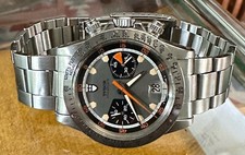 TUDOR MONTECARLO OYSTERDATE HOMEPLATE Chronograph Ref-7032-0 Stainless 1971