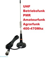 UHF MiniMag Magnet ANTENNE 400-470 MHz AMATEURFUNK TAXIFUNK BETRIEBSFUNK PMR446 