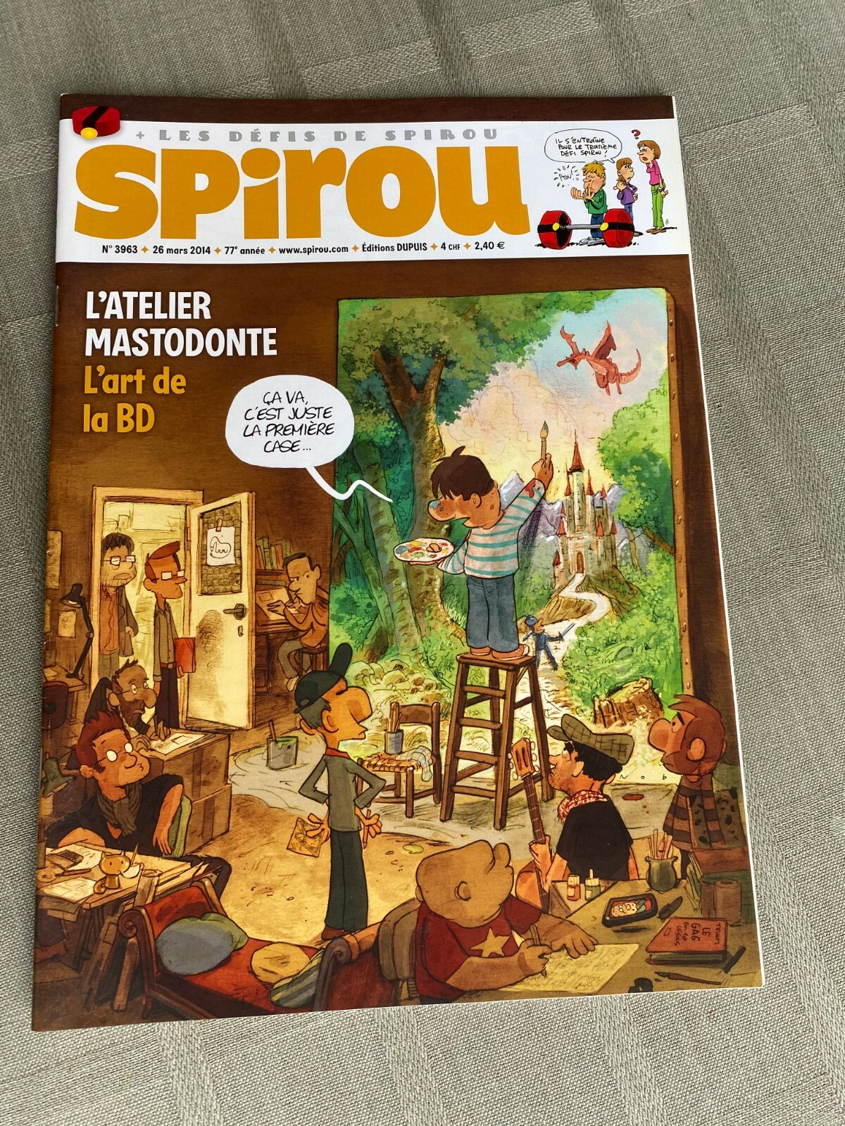 Spirou Weekly No. 3963 2014 In Excellent Condition