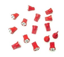 15 Bombillas LED rojas 194 168 panel de instrumentos tablero de instrumentos para importaciones