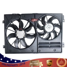 2005 2006-2017 2018 For Volkswagen Jetta Passat Radiator Cooling Dual Fan