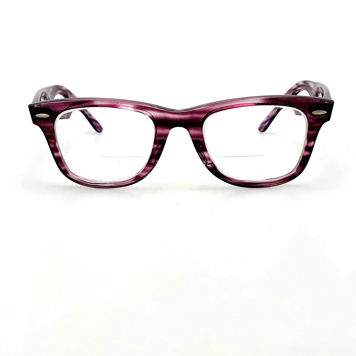 Ray Ban Wayfarer Eyeglasses Frames Only mod. RB 4340 V 8040 Purple Made In Italy