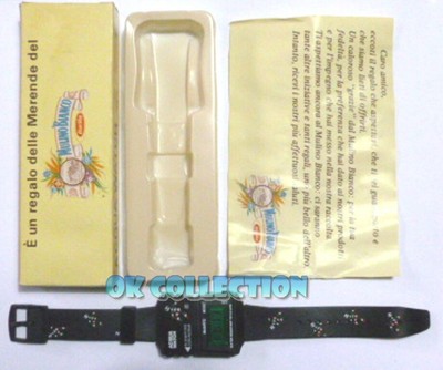 VECCHIO GADGET MULINO BIANCO _ Orologio da polso Acqua Watch (FUNZIONANTE)  | eBay