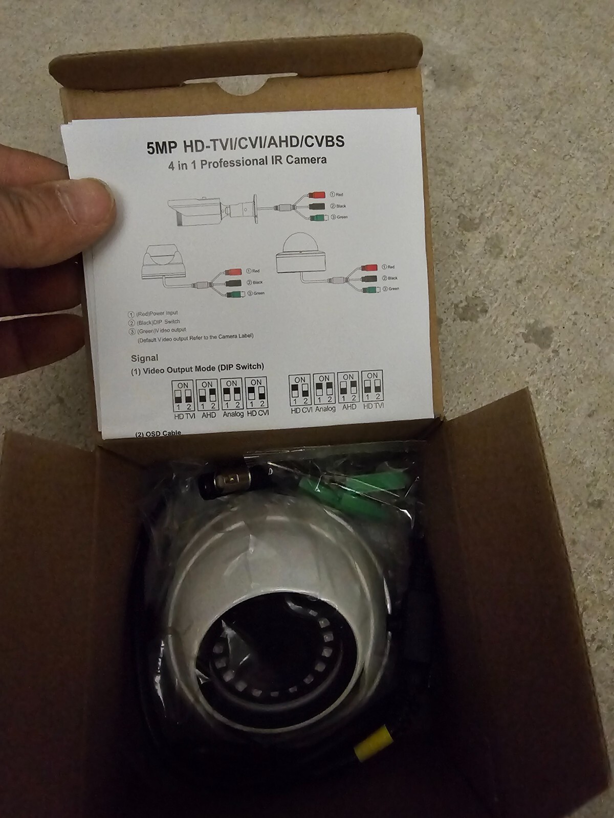 5mp 3.6mm fixed lens Security Camera 