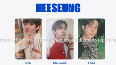 enhypen memories ヒスン ENHYPEN HEESEUNG Memories : Step 1 Official Photocard DVD