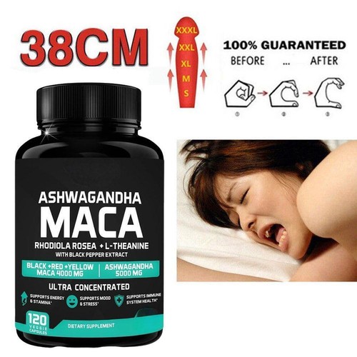 MACA ROOT 4000 MG 120 Capsules Organic Vitamins 2024 NEW eBay