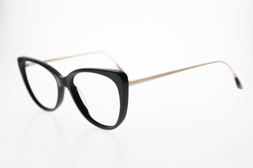 Christian Siriano Eyeglasses Delilah BLK Black Gold Cat Eye Frames 54/17-140 mm - Picture 2 of 7