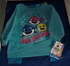 Baby Shark - Boys - Size 12m 2PC Jogging Set - New with Tags