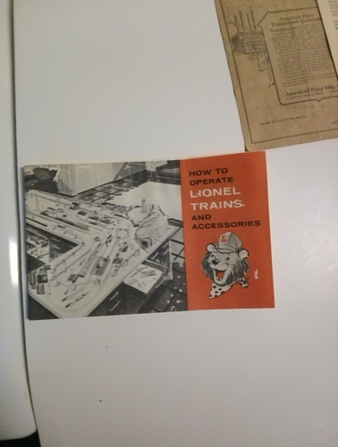 Vintage Lionel Literature & Instructions,Repos From 1925, Locomotive,1959 opera - 第 9/23 張圖片