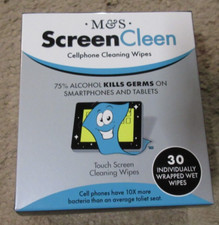 M  S Screen Clean Cellphone Cleaning Wipes