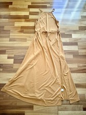Lulus Orange Halter Maxi Dress Size S