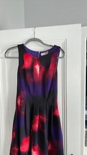 Calvin Klein vibrant pattern work dress size 4