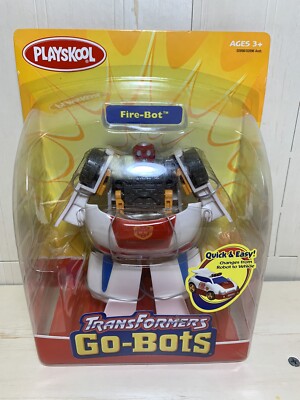 2002 Playskool Transformers Go-Bots Fire-Bot New/sealed Hasbro Vintage