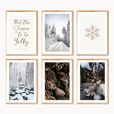 Christmas / Winter Instant Download Printable Digital Wall Art Home Decor