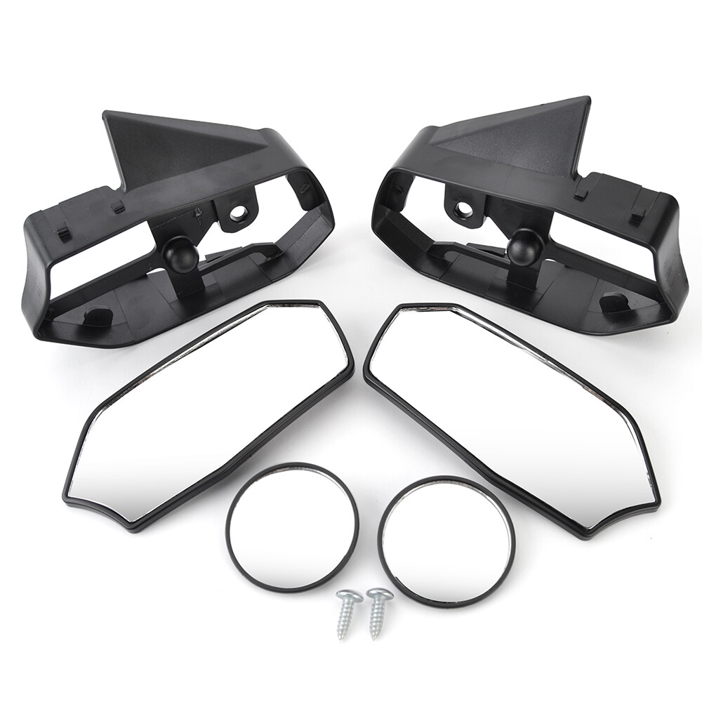 For Yamaha XMAX 300 400 125 250 2017 2018 2019 Motorcycle Side Mirror Black Plastic Rearview Mirror Motorbike Accessories - 201355758 - View #4