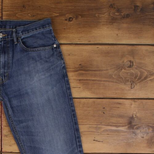 Vintage Levis 505 Jeans 34 x 34 Medium Wash Straight Blue Red Tab Denim - Picture 7 of 9