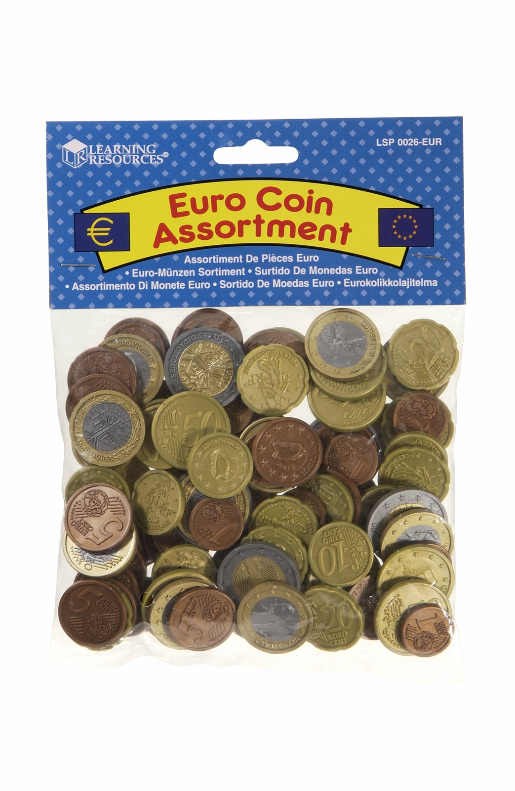 Learning Resources - Set di monete (Euro) da gioco (P4q)