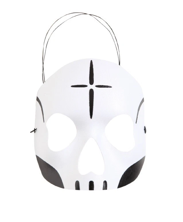 New Day of the Dead Face Mask Mens Costume Male - Image 3 of 3