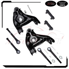 Front Lower Control Arm And Ball Joint Tie Rod End Fit For 1995-1999 GMC Yukon
