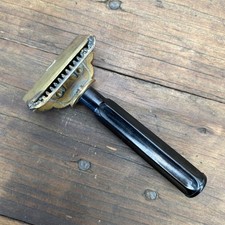 Vintage GEM Junior Single-edge Brass Safety Razor Made In USA
