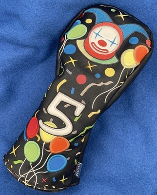 CMC Design JESTER Clown 5 Wood Limited Edition Golf Club Head Cover Headcover