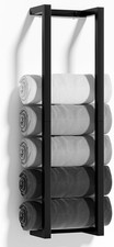 304 Stainless Steel Towel Racks for Bathroom | 30 Inch Towel Storage Rack for 6-