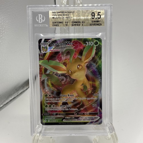 Leafeon VMAX graded BGS 9.5 for sale on eBay