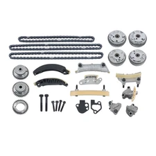 Timing Chain Kit+ 4vvt Cam Phaser Int Exh For Cadillac For Cts/Srx 07-15 3.6L V6