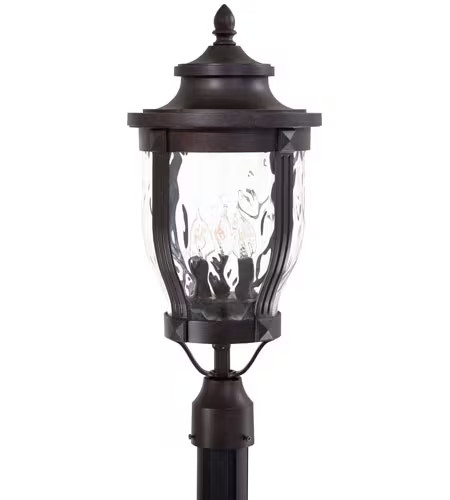 The Great Outdoors 8765-166 Merrimack 3-Light Post Mount in Bronze