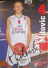 Autogrammkarte Savo Milovic RheinEnergie K&ouml;ln