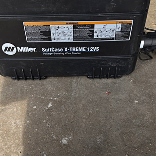 Miller SuitCase X TREME 12VS Portable Voltage Sensing Wire Feeder W/ Lead