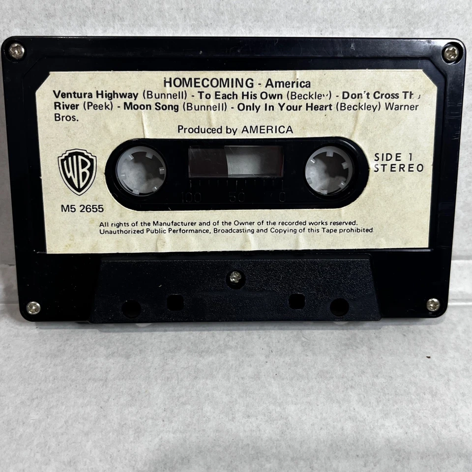 America Homecoming Cassette Tape Vintage 1972 Aus Press - Image 4 of 4