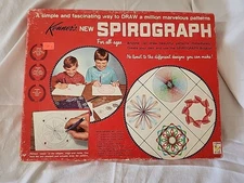Vintage 1967 Spirograph by Kenner #401 Almost Complete - no pens