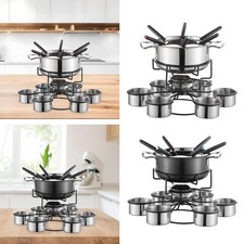 Fonduepfannen Set, Multifunktionshaus stabil für