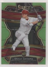 2020 Panini Select Neon Green Prizm 82/99 Shogo Akiyama #12 Rookie RC 4l3