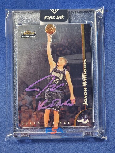 Jason Williams White Chocolate 1998-99 Topps Finest #232 AUTO RC Rookie