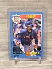 MF 2022 Topps Series 2 1987 Topps All-Star Baseball Blue Javier Baez #87AS-44