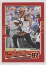 2020 Panini Donruss Press Proof Red CJ Uzomah #64 7l6