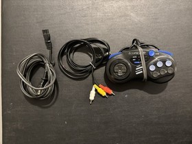 Sega Saturn Console Lot Of 16 Games In Cases, Controller & Hookups Tested Works!