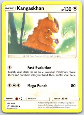 Kangaskhan 128 UC Team Up Pokemon NM