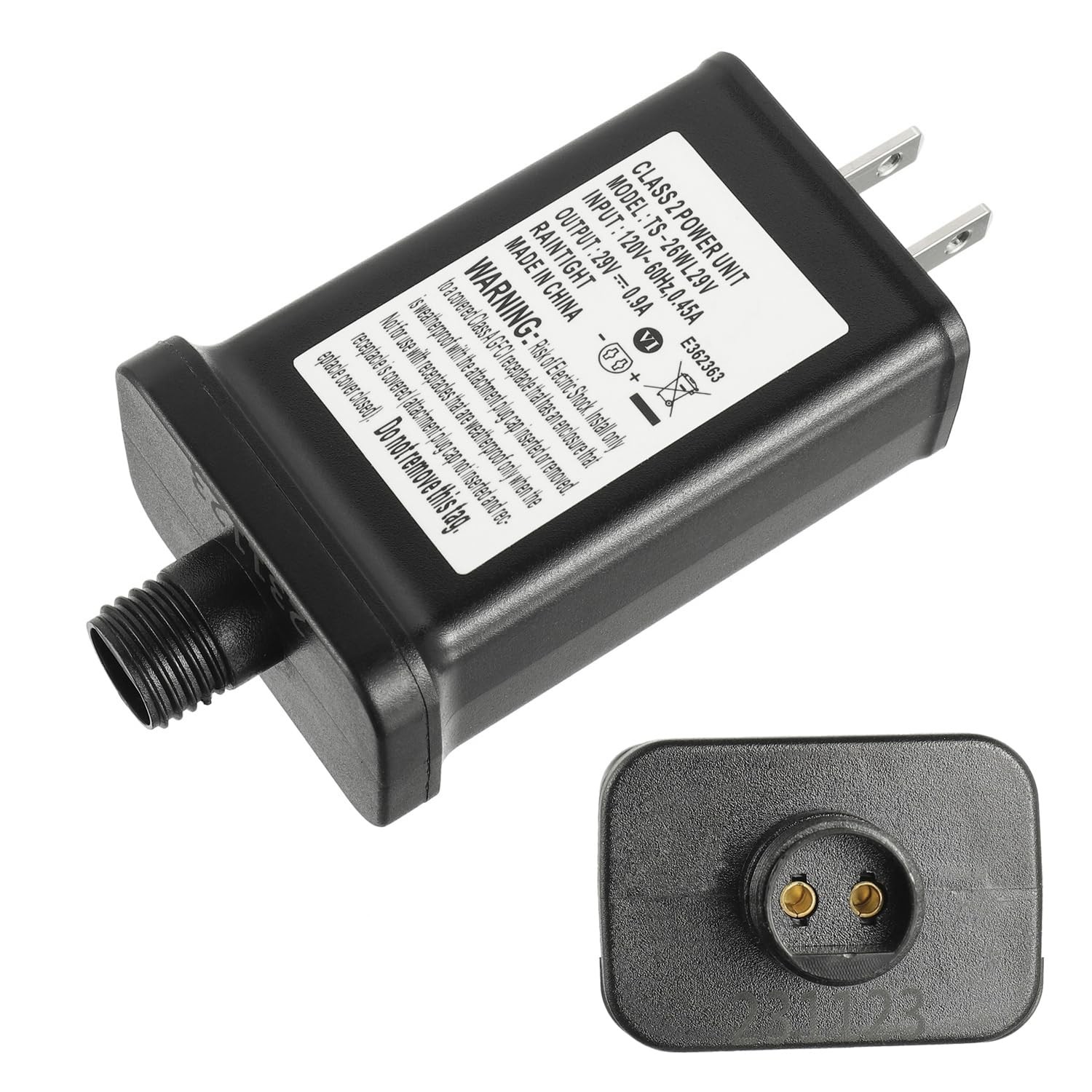SIGANDG LED Power Supply 29V 26W TS-26W29V Transformer Class 2 Black