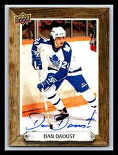 2024-25 UD Engrained Icons Dan Daoust Beehive Portrait Signatures Auto #BH-DD