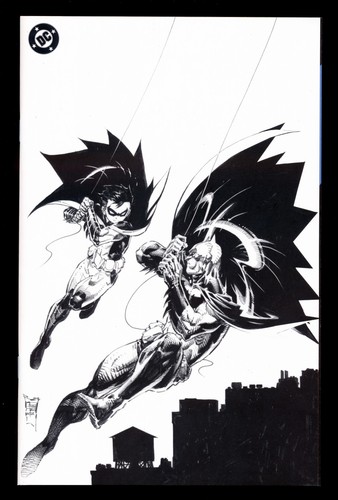 BATMAN #1 (DC COMICS) PHILIP TAN B/W SKETCH NYCC 2025 VIRGIN VARIANT #D 48/90