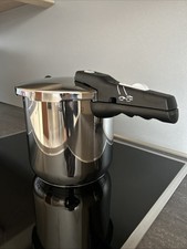 WMF Perfect Schnellkochtopf 6 L Transtherm Silber Neuwertig aus Single Haushalt